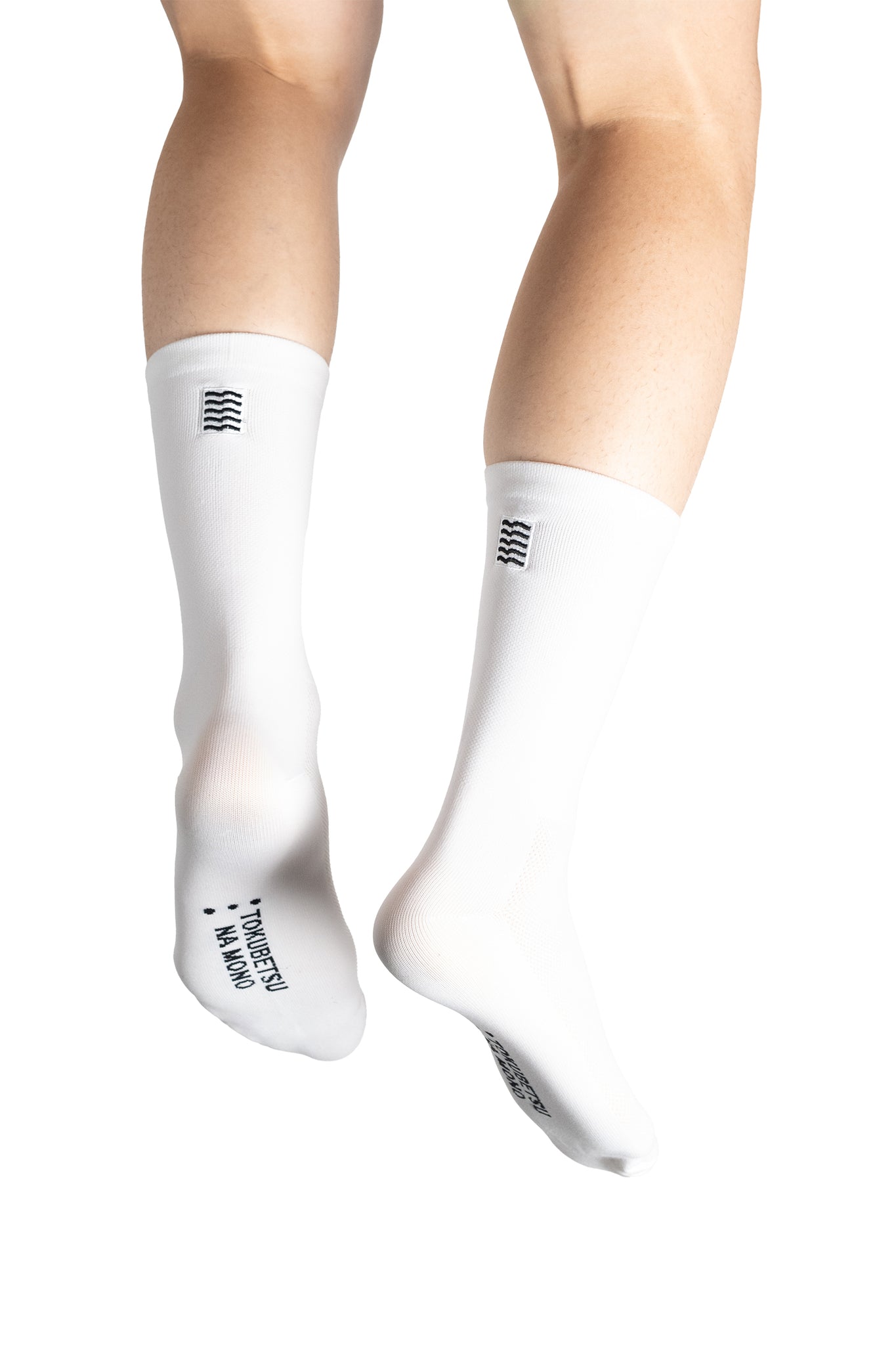 Essential Logo Patch Socks White