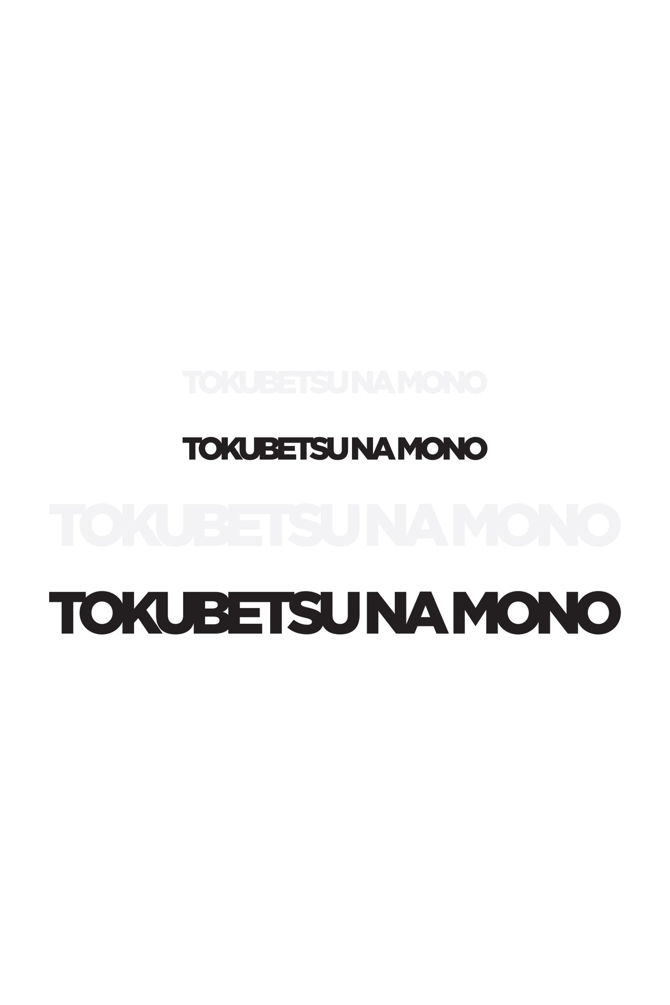 Tokubetsu Na Mono Extended Transfer Decal