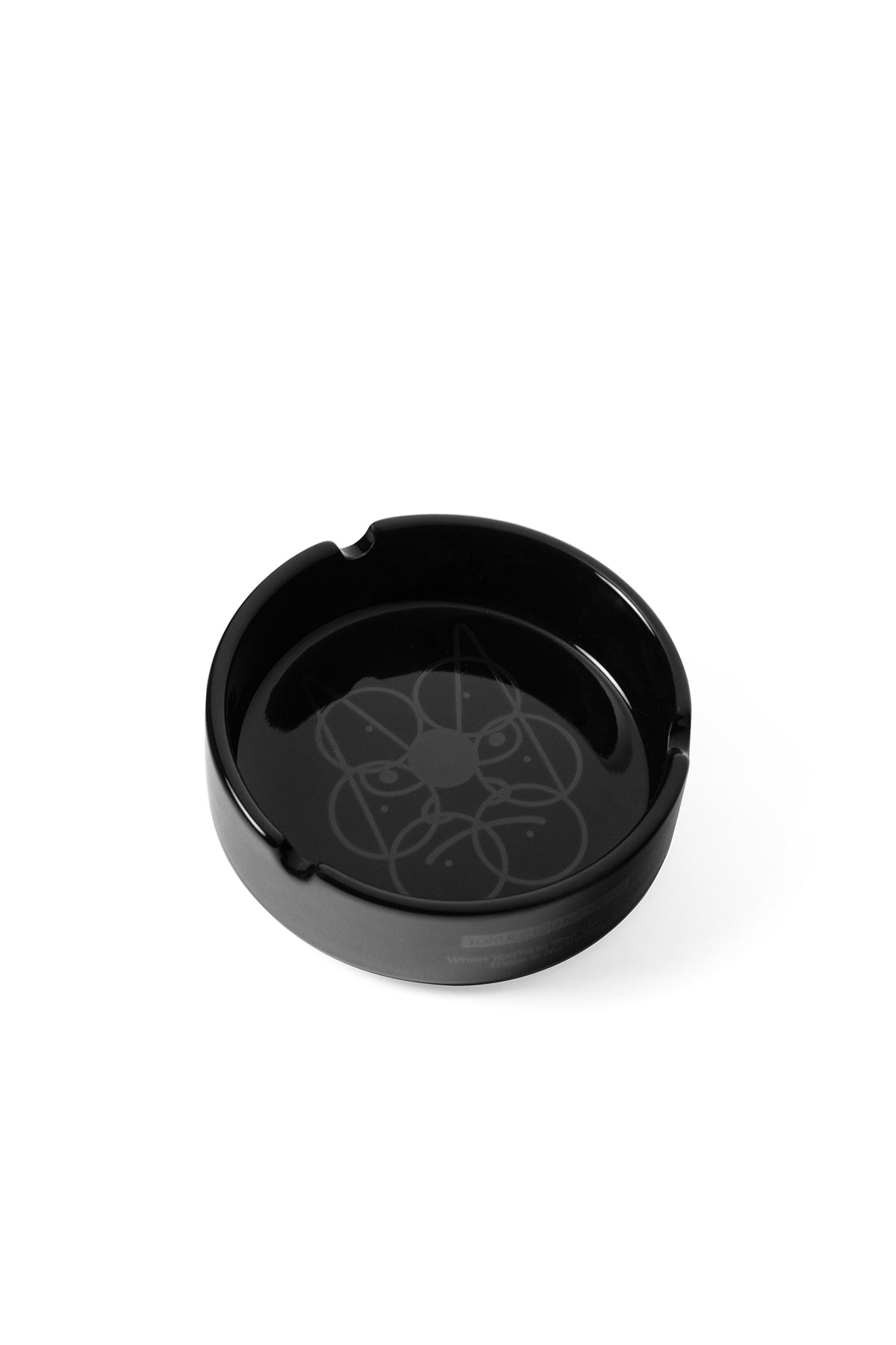 'Face' Ashtray Black