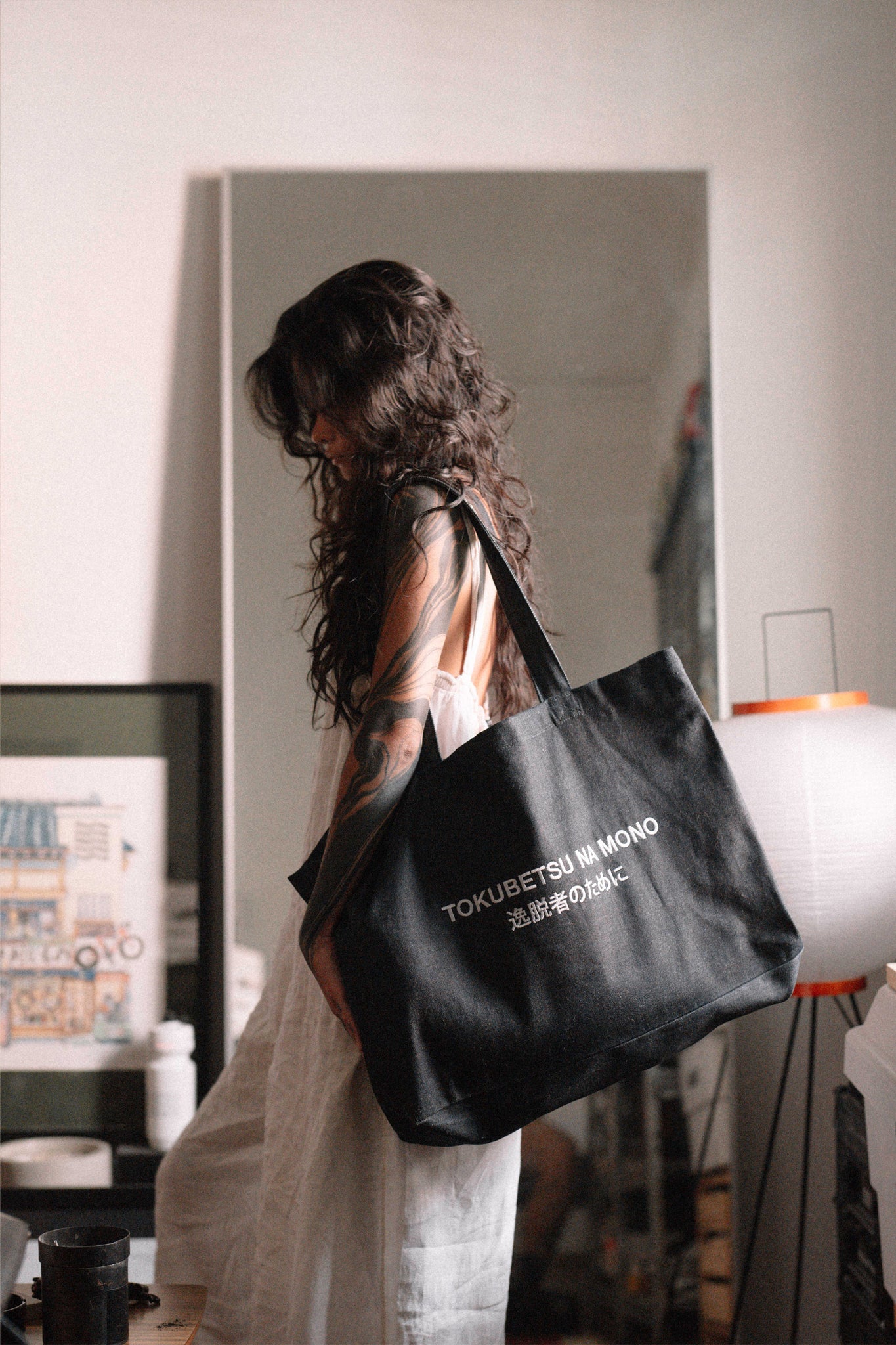 Logotype Heavyweight Selvedge Denim Tote