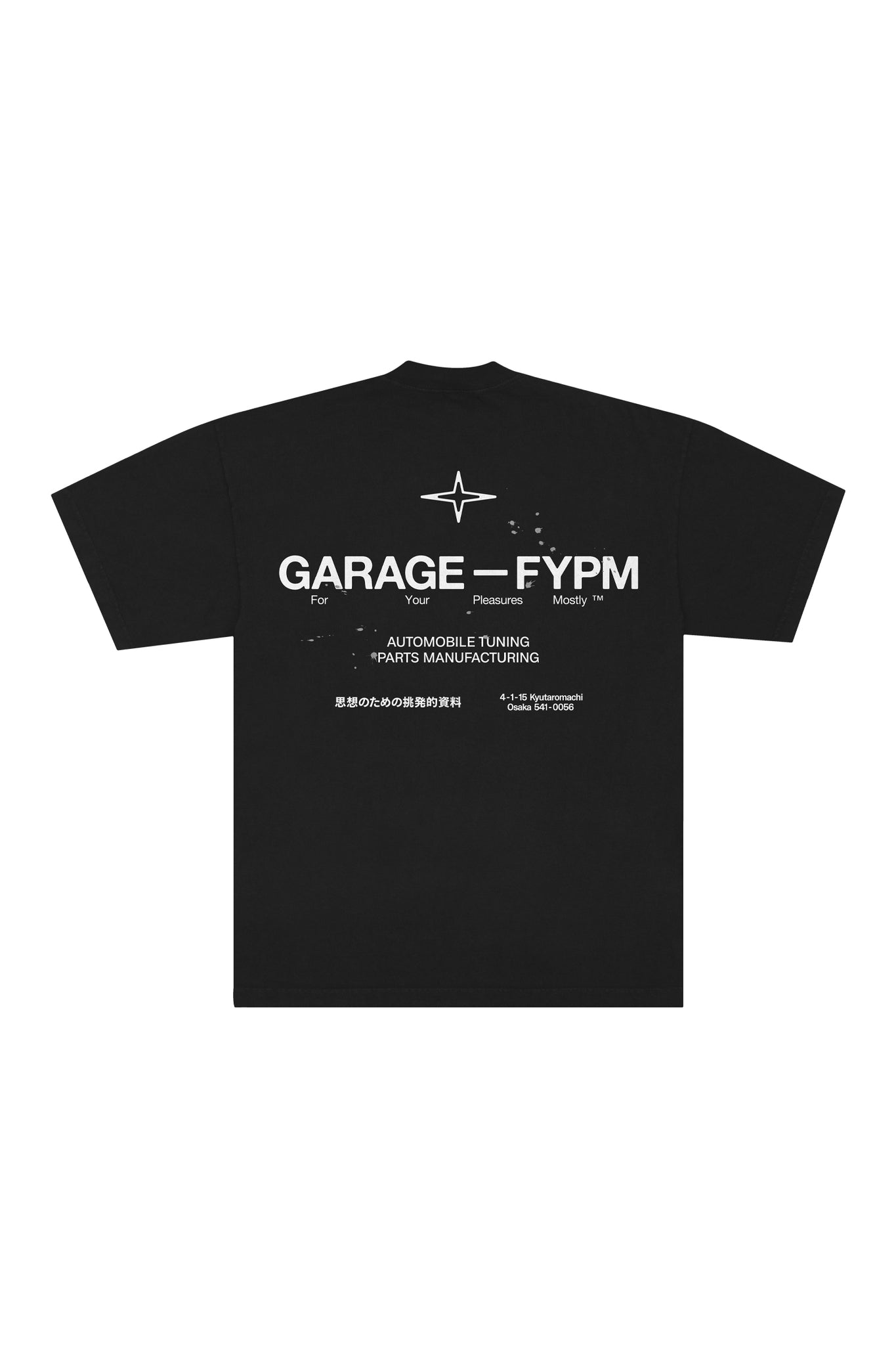 FYPM - Garage 'Splatter' Tee Black