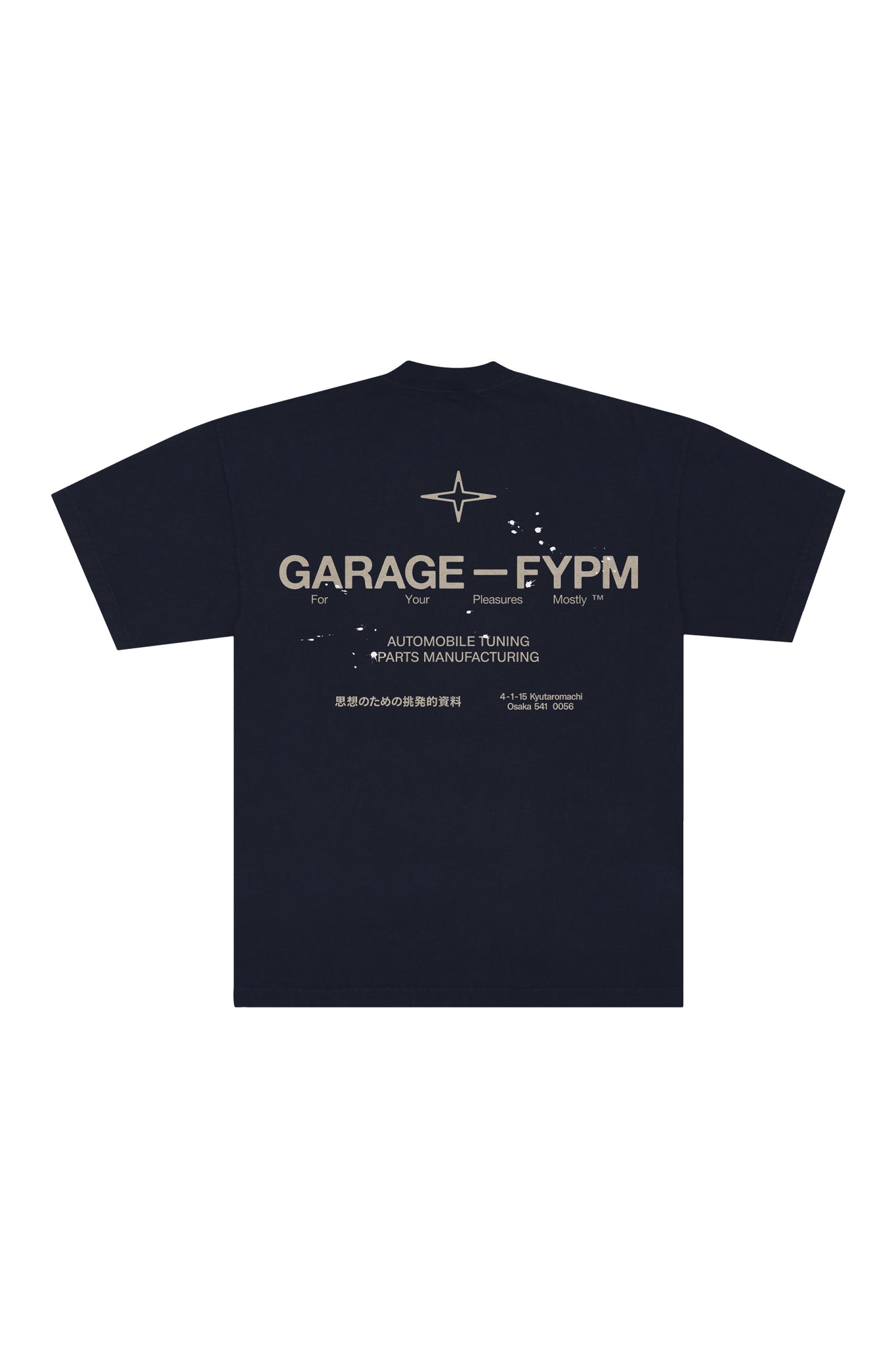 FYPM - Garage 'Splatter' Tee Navy