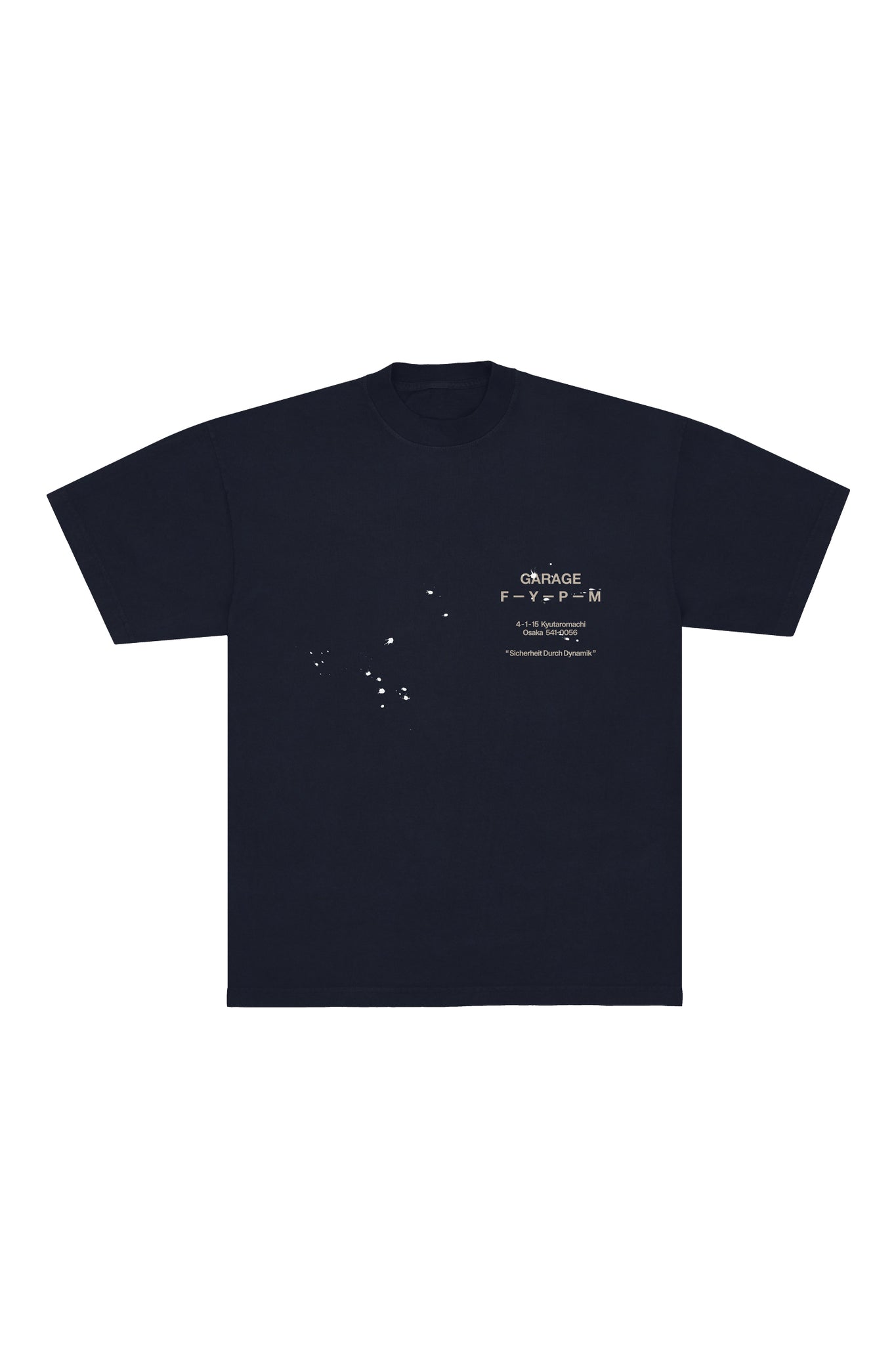 FYPM - Garage 'Splatter' Tee Navy