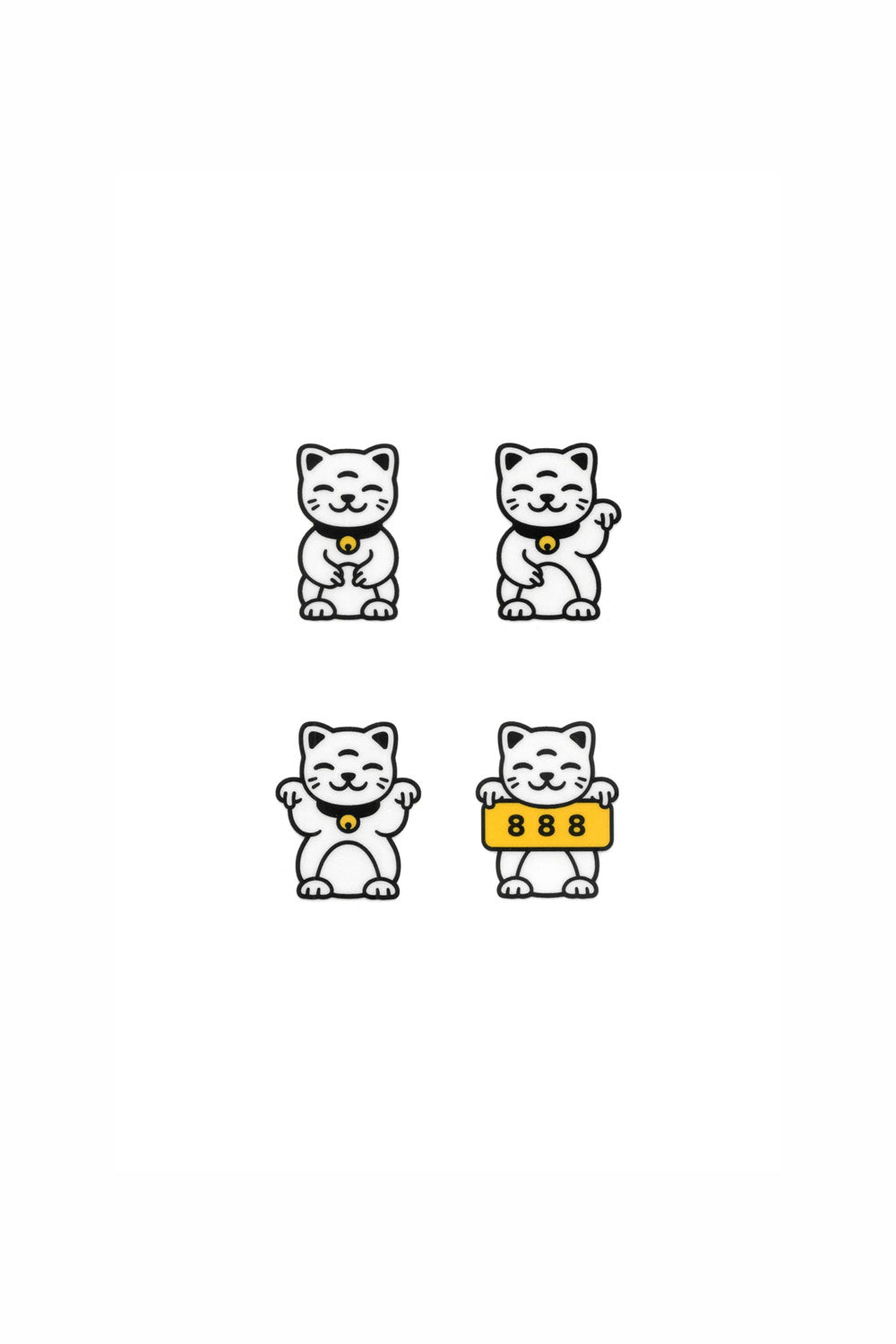 Lucky Cat Decal Set