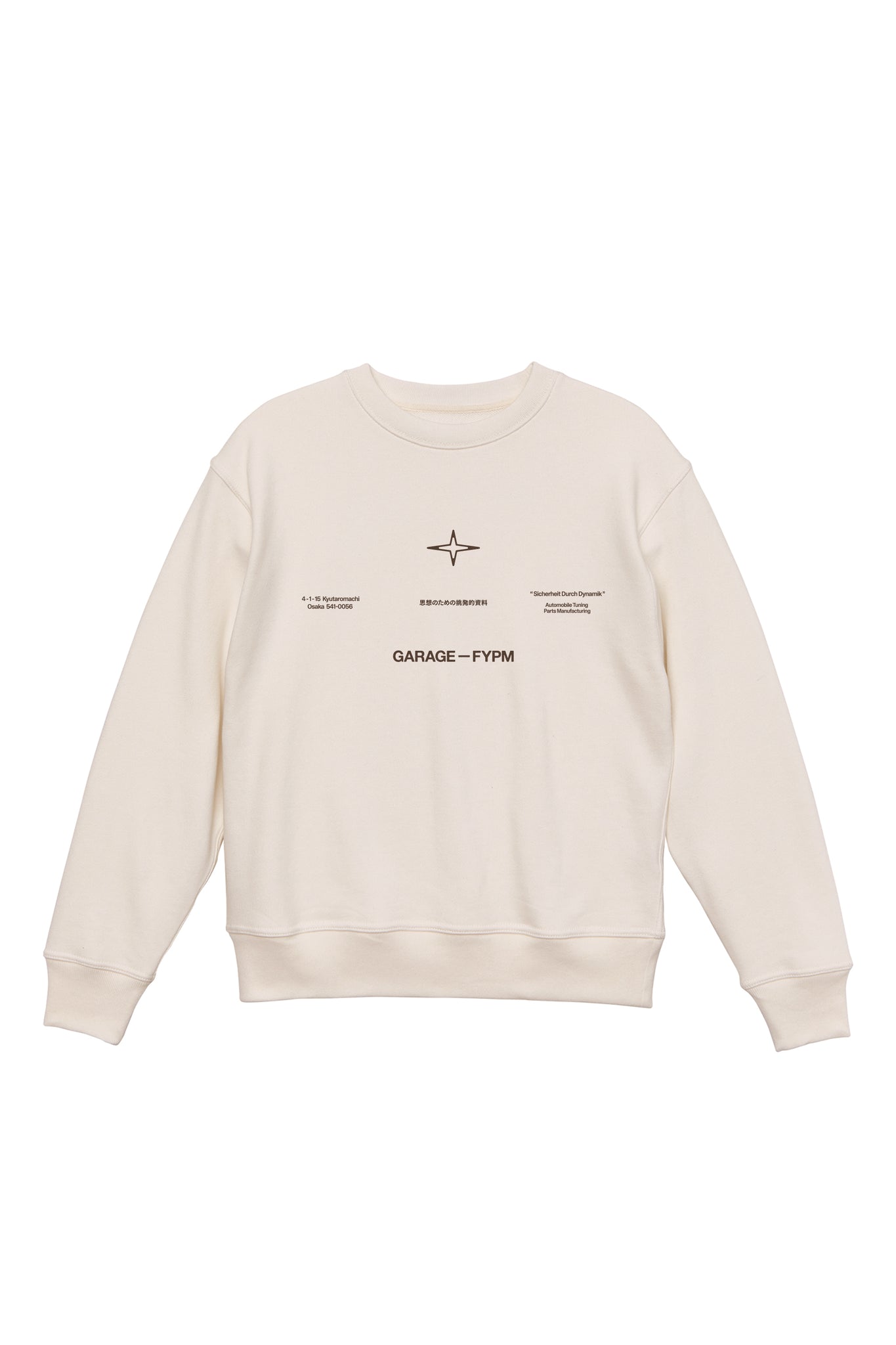 FYPM - Garage Heavy Weight Sweater Cream