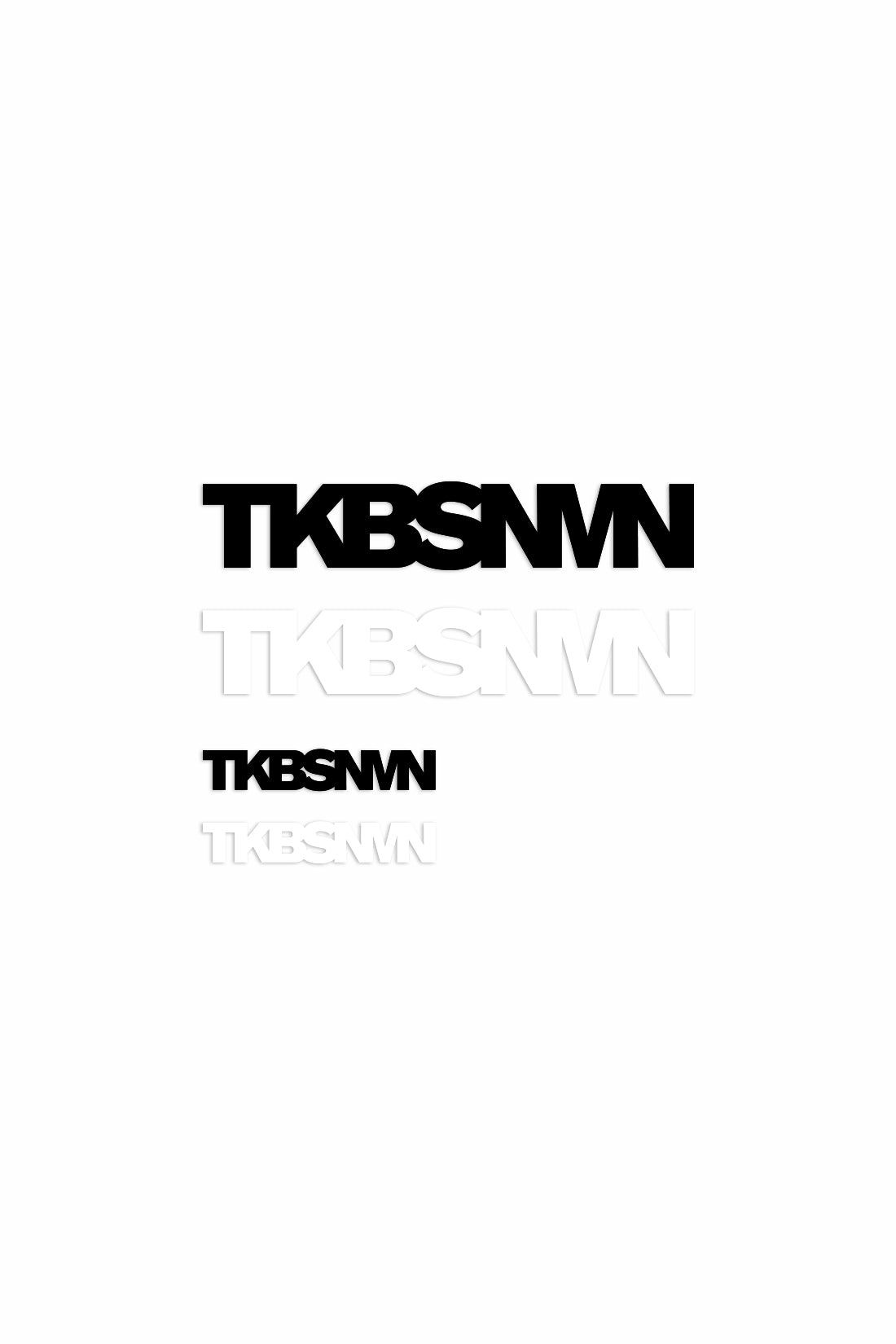 TKBSNMN Classic Logotype Decal