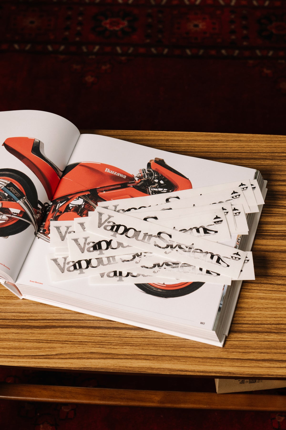 Vapour Systems Logotype Glitch Transfer Decal